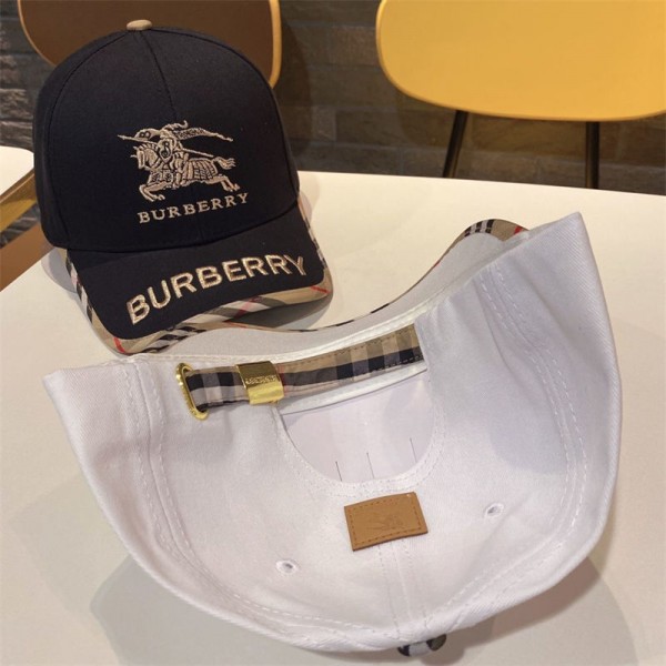 バーバリーキャップ ブランド Burberry 帽子 野球帽 帽子 日よけ帽 スポーツ帽子 ゴルフ帽子 ベースボールキャップ ワークキャップ シンプル 刺繍 調整可能 ヒップホップ Uvカット 日焼け止め 通気性 アスリート 日よけ帽子