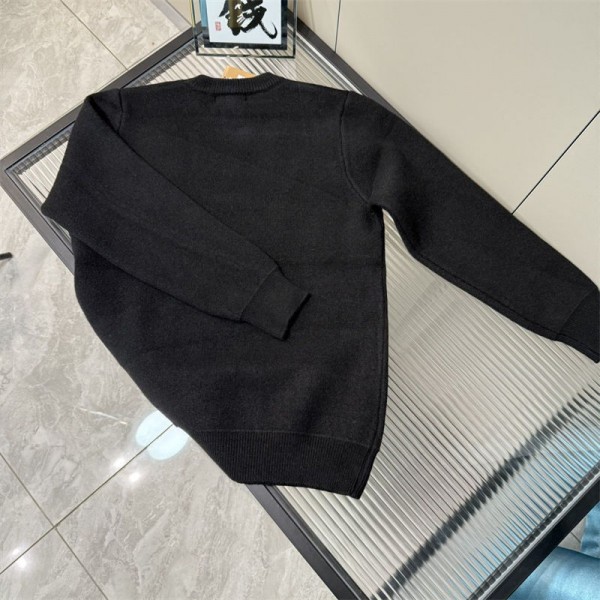 Burberry バーバリーブランドセーター 冬服 メンズ ニット 高品質 L - 4XL クルーネック 長袖 メンズセーター ユニセックス ストレッチ ニットセーター カジュアル ソフト 大きいサイズ 秋服 冬服