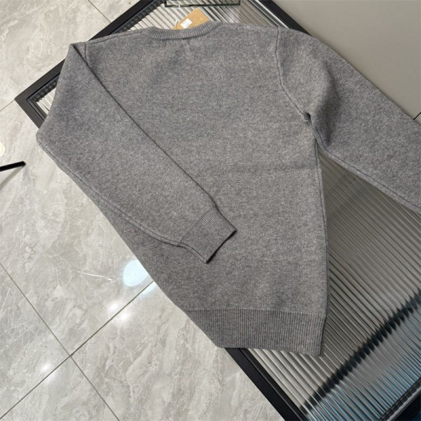 Burberry バーバリーブランドセーター 冬服 メンズ ニット 高品質 L - 4XL クルーネック 長袖 メンズセーター ユニセックス ストレッチ ニットセーター カジュアル ソフト 大きいサイズ 秋服 冬服