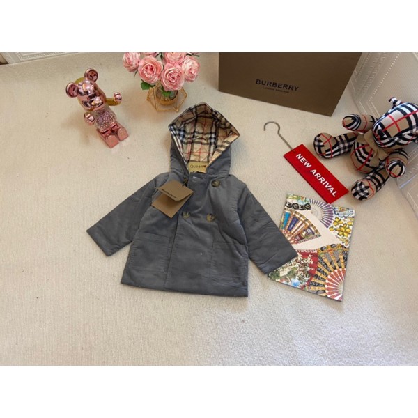 Burberry バーバリーブランド子供服 女の子 ロングジャケット 中綿ート アウター 長袖 ブルゾン アウター ボーイズ キッズ ガールズ カジュアル おしゃれ 可愛い 73-100cm 春秋冬 通園 通学 普段着 アウトドア