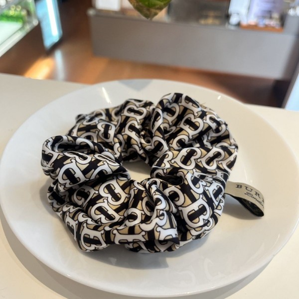 Burberry バーバリーブランドシュシュ おしゃれ 大人 ボリュームヘアゴム 華やか 可愛い シュシュ 大きめ 髪ゴム ボリューム リボンシュシュ 髪飾り ヘアゴム 髪留め ヘアアクセサリー