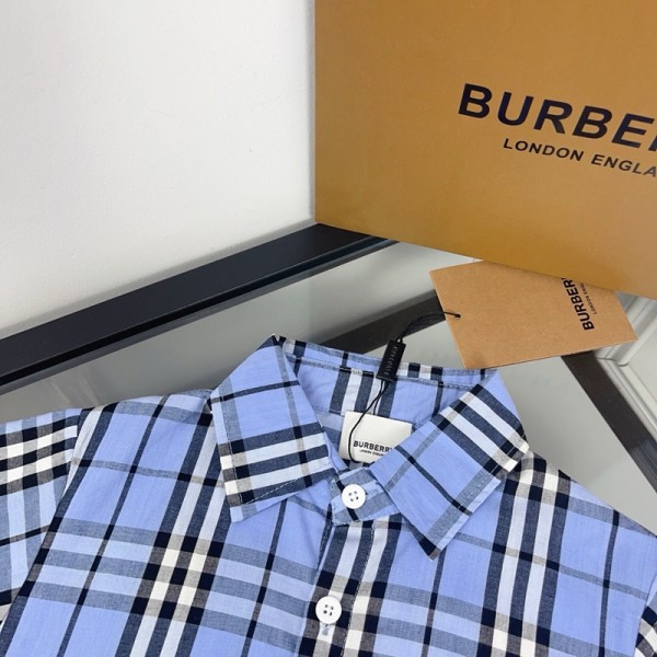 ブランドバーバリーBurberry 子供服 男の子 セットアップ 2点セット キッズ ジュニア 夏服 プリント 半袖 襟付き 90¬150cm ショートパンツ カジュアル 通気性 快適 ジュニア 上下セット 普段着 部屋着 通学通園