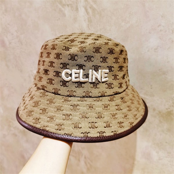 セリーヌ ハット バケットハット 日焼け止め帽子 ファッション カジュアル CELINE バケット帽子 レディース メンズ ユニセックス 韓国風スタイル ストリート系 アウトドア カジュアル フリーサイズ