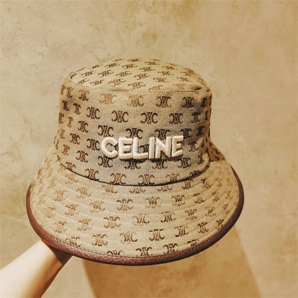 セリーヌ ハット バケットハット 日焼け止め帽子 ファッション カジュアル CELINE バケット帽子 レディース メンズ ユニセックス 韓国風スタイル ストリート系 アウトドア カジュアル フリーサイズ