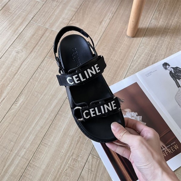 CELINE セリーヌブランド サンダル スポーツサンダル レディース 厚底 大きいサイズ 小さいサイズ 柔らかい 歩きやすい スポサン 楽ちん クロスベルト 225~250cm