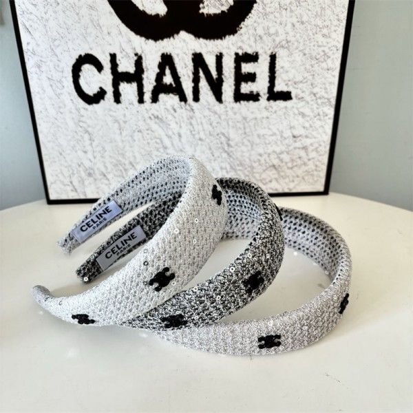 CELINE セリーヌハイブランドヘアアクセサリーカチューシャ 痛くないヘアバンド ヘアアクセ ヘアアクセサリー レディース ヘアターバン 太め 人気 可愛い 痛くない 韓国