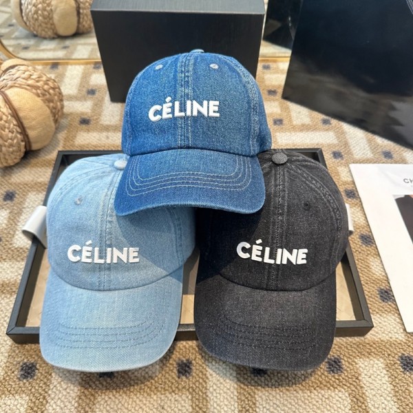 ブランドCELINEデニ厶キャップ メンズ 深め 帽子 レディース ベースボールキャップ 紫外線対策 型崩れしにくい 刺繍 コットン帽子 日除け ランニング ゴルフ 野球帽 男女兼用 人気