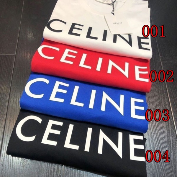 CELINE セリーヌブランドTシャツ セット メンズ 半袖 綿100% tシャツ 新デザイン プリント 大きいサイズ 上着 生地 クルーネック トップス 柔らかい UVカット 男女兼用 夏服 S-5XL