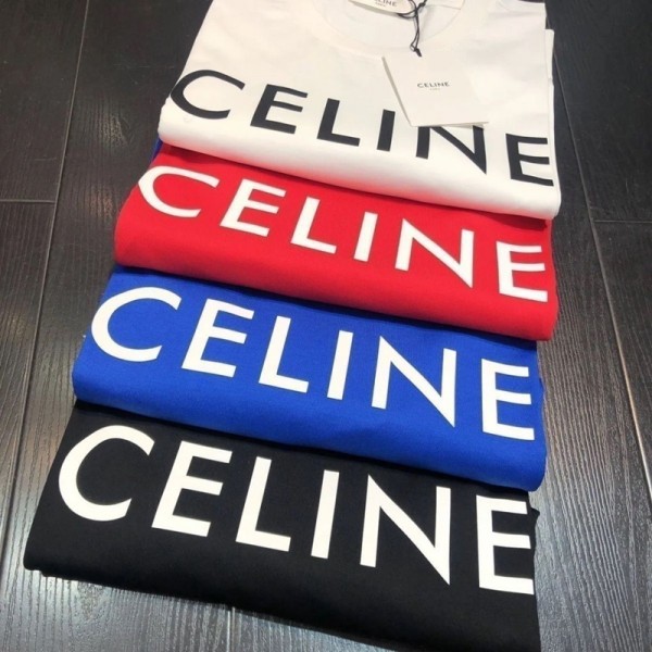 CELINE セリーヌブランドTシャツ セット メンズ 半袖 綿100% tシャツ 新デザイン プリント 大きいサイズ 上着 生地 クルーネック トップス 柔らかい UVカット 男女兼用 夏服 S-5XL