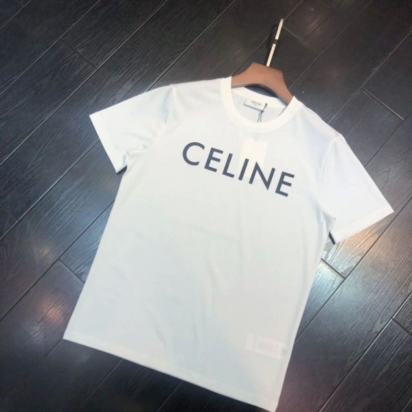 CELINE セリーヌブランドTシャツ セット メンズ 半袖 綿100% tシャツ 新デザイン プリント 大きいサイズ 上着 生地 クルーネック トップス 柔らかい UVカット 男女兼用 夏服 S-5XL