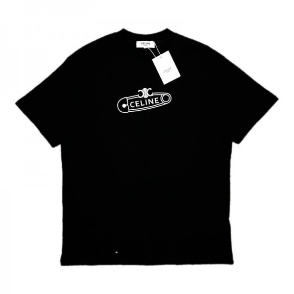 CELINE セリーヌブランド半袖tシャツハイブランドtシャツ偽物レディースメンズTシャツカットソーペアカップルtシャツ ユニセック ブランド