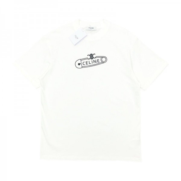 CELINE セリーヌブランド半袖tシャツハイブランドtシャツ偽物レディースメンズTシャツカットソーペアカップルtシャツ ユニセック ブランド