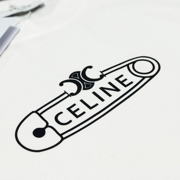 CELINE セリーヌブランド半袖tシャツハイブランドtシャツ偽物レディースメンズTシャツカットソーペアカップルtシャツ ユニセック ブランド