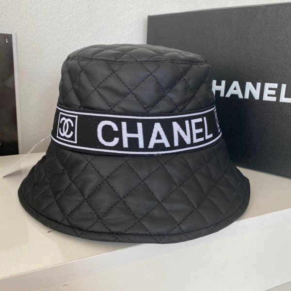 高品質 シャネル 帽子 秋冬ブランド レディース chanel ハット 日よけ 防寒 フェイク レザー柔らかい バケットハット 経典菱格 ファッション ココマーク 女子好き メンズ 防風 キャップ