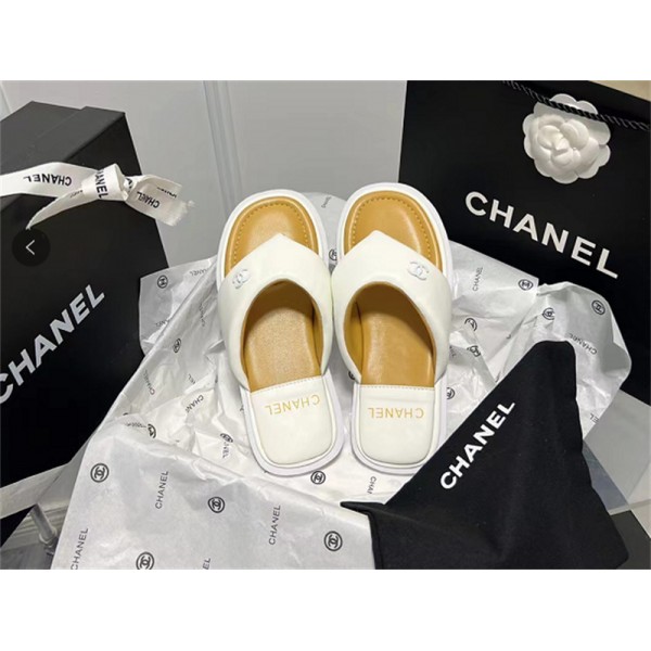 シャネル スリッパ レディース 夏用 サンダ CHANEL 優雅 ビーチスリッパ ハイブランド 滑り止め ソフトサンダル 柔らかい 肌触りがよい PUレザー 夏のシューズ 225~250CM