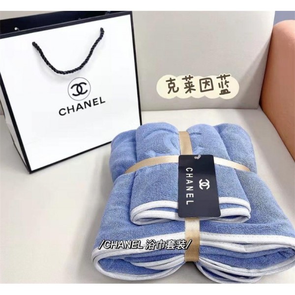 ハイブランド シャネル タオルセット タオル シャワータオル 吸水 肌に優しい chanel 高品質タオル ソフトタオル 速乾 精緻なバイアステープ 刺繍ロゴ柄 華やか ファッション 激安