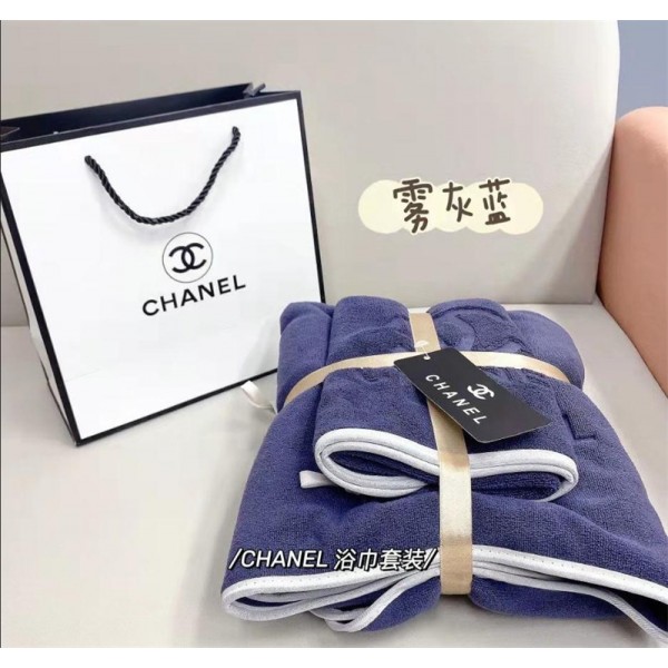 ハイブランド シャネル タオルセット タオル シャワータオル 吸水 肌に優しい chanel 高品質タオル ソフトタオル 速乾 精緻なバイアステープ 刺繍ロゴ柄 華やか ファッション 激安