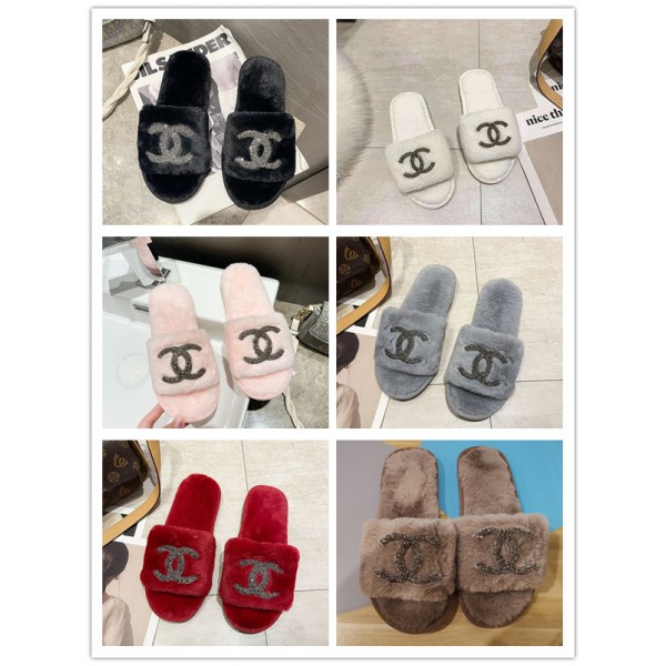 Chanel シャネルブランド スリッパ レディース お出かけ用サンダルブランド室内スリッパ シャワー バス トイレ ベランダ用メンズ向けスリッパ夏履きやすいブランド ローファースリッパ 軽量