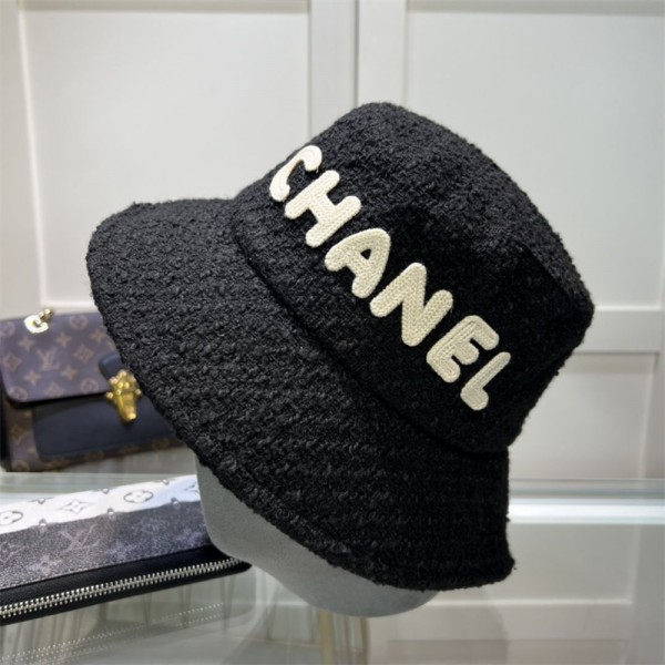 シャネル Chanel 帽子 冬 キャップ 魚師帽子 ファション 暖か お洒落 シンプル モノグラム