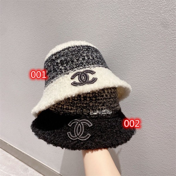 Chanel シャネル 帽子 冬 パーティー 魚師帽子 ファション 暖か お洒落 シンプル モノグラム