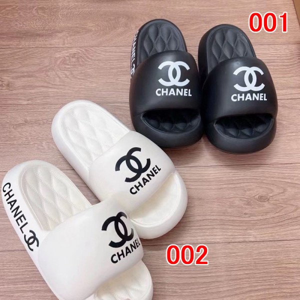 Chanel シャネル室内履き春夏可愛い カジュアルシューズ 激安ブランド室内スリッパ シャワー バス トイレ ベランダ用 ルームシューズ ファッション レディース ブランド