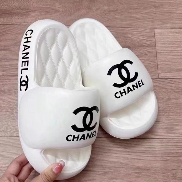 Chanel シャネル室内履き春夏可愛い カジュアルシューズ 激安ブランド室内スリッパ シャワー バス トイレ ベランダ用 ルームシューズ ファッション レディース ブランド