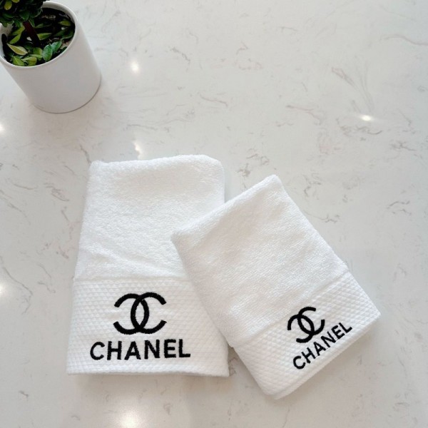 Chanel シャネルビーチバスタオル 激安人気 ビーチタオル軽量ハイブランド タオル ギフトタオルブランド 人気 女性