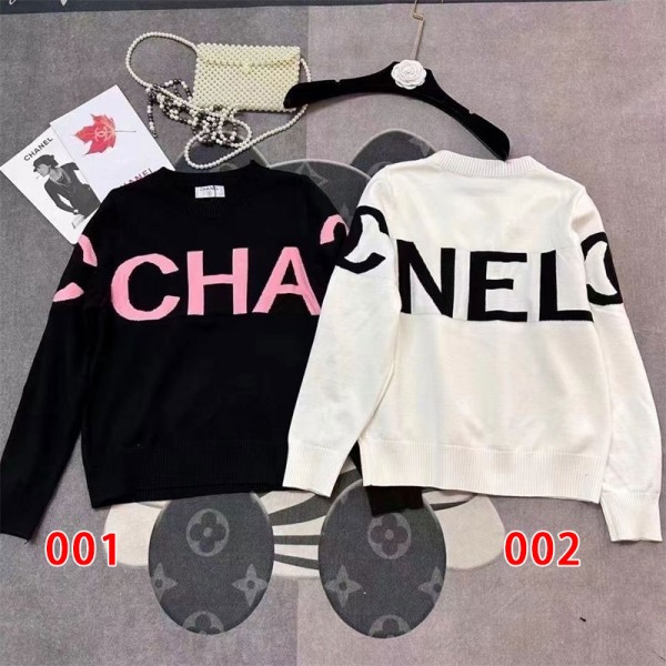 ブランド Chanel シャネル ニット セーター レディース プルオーバー ゆったり 長袖 クルーネック おしゃれ 着回し 保温 カジュアル 可愛い 通勤 厚手 柔らかい 秋 冬