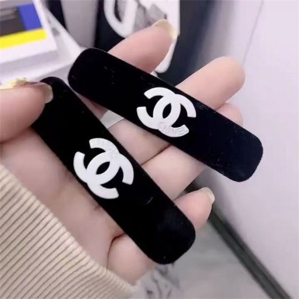 シャネルカチューシャ ヘアアクセサリー Chanel 髪留め ヘアバンド＋ヘアピン おしゃれ 大人 レディース 幅広 ベロア シンプル 大きめ 痛くない 無地 ブラック
