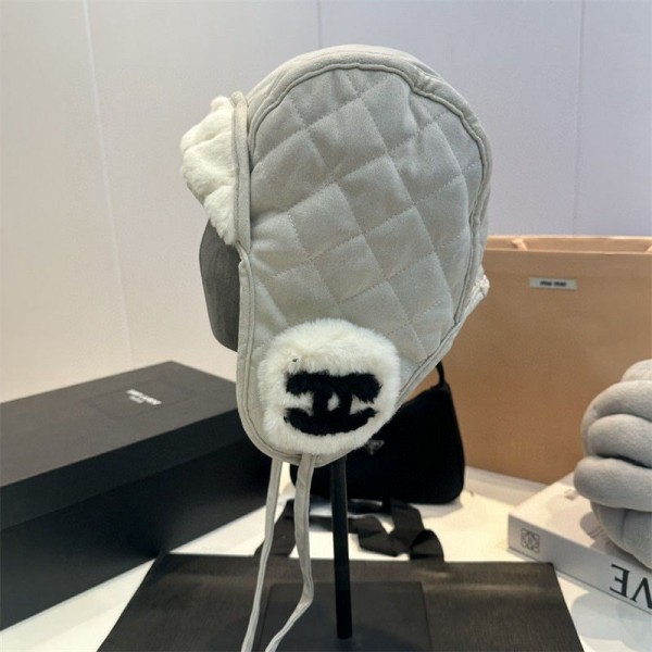 男女兼用 シャネル防寒帽 耳あて 冬 暖かい 防寒防風 耳当て付き CHANEL ブランド 厚手キャップ おしゃれ 大きいサイズ 小顔効果 伸縮性 自転車 バイク 通勤通学 登山 散歩 スキー スノーボード用 