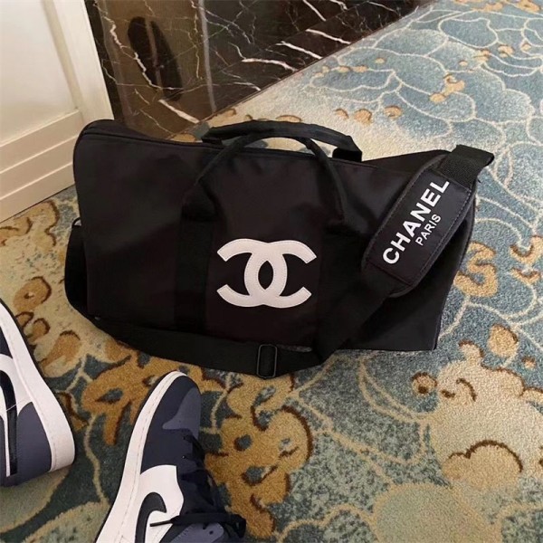 Chanel シャネルハイブランドバッグボストンバッグ リュック 大容量 3WAY 旅行バッグ ショルダーバッグ スポーツバッグ 2タイプロゴ 筆記体 正規体 ベルド取り外せる 大型 収納