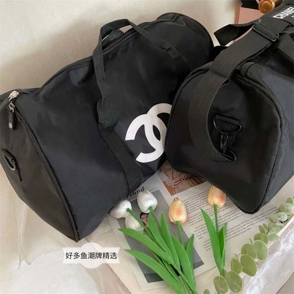 Chanel シャネルハイブランドバッグボストンバッグ リュック 大容量 3WAY 旅行バッグ ショルダーバッグ スポーツバッグ 2タイプロゴ 筆記体 正規体 ベルド取り外せる 大型 収納