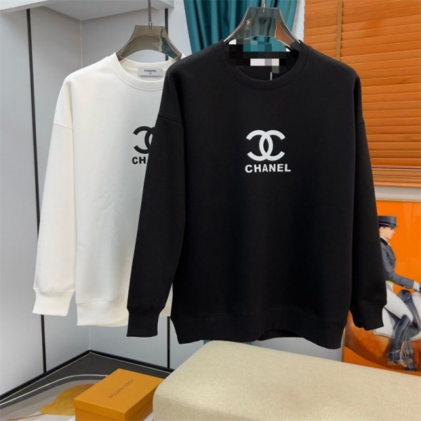 Chanel シャネルブランドパーカー コピーハイブランドプルオーバーパーカー偽物ブランドトレーナー裏起毛ブランドスウェット上着ゆったりS - 5XL