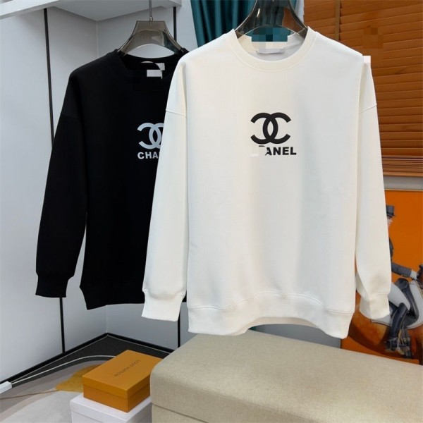 Chanel シャネルブランドパーカー コピーハイブランドプルオーバーパーカー偽物ブランドトレーナー裏起毛ブランドスウェット上着ゆったりS - 5XL