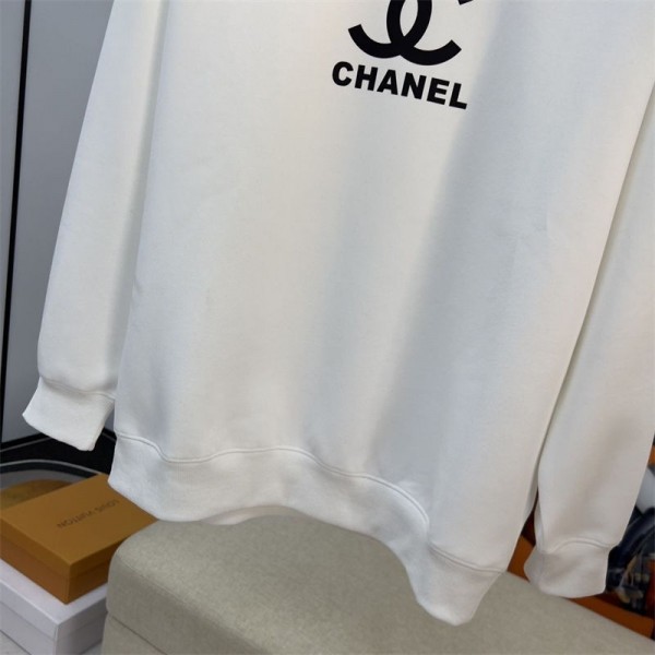 Chanel シャネルブランドパーカー コピーハイブランドプルオーバーパーカー偽物ブランドトレーナー裏起毛ブランドスウェット上着ゆったりS - 5XL