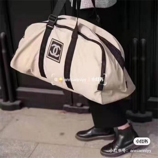 Chanel シャネルブランド旅行バッグ 大容量 3WAY キャリーバッグ ボストンバッグ 旅行カバン 折り畳み 軽量 トラベルバッグ おしゃれ トートバッグ 2泊3日 男女兼用 旅行 出張