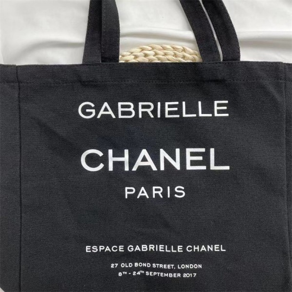 Chanel シャネルハイブランドトートバック キャンバス A4 大容量 トートバック帆布 トートバッグ 肩掛けバッグ プリント柄 キャンパストート帆布 男女兼用 通勤通学 旅行用