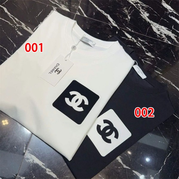 Chanel シャネルハイブランドtシャツ偽物レディースメンズブランドtシャツオーバーサイズブランドtシャツ高品質ブランド 服 コピー 激安屋 S - 5XL