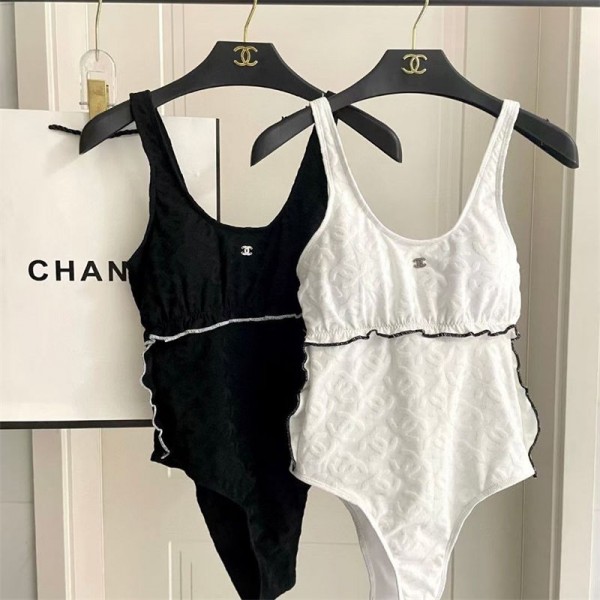 Chanel シャネルハイブランド水着 レディース ビキニ ワンピース 無地 S- XL スリング ファッション 露出控えめ おしゃれ 着痩せ 体型 肌触り良い かわいい 泳ぐ 休み ビーチ 旅行 快適 温泉 水陸両用