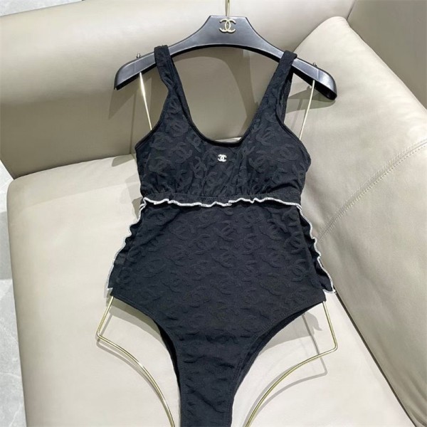 Chanel シャネルハイブランド水着 レディース ビキニ ワンピース 無地 S- XL スリング ファッション 露出控えめ おしゃれ 着痩せ 体型 肌触り良い かわいい 泳ぐ 休み ビーチ 旅行 快適 温泉 水陸両用
