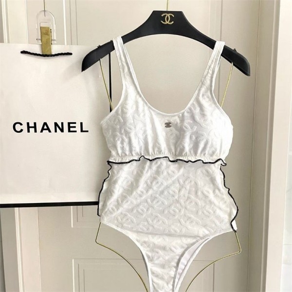 Chanel シャネルハイブランド水着 レディース ビキニ ワンピース 無地 S- XL スリング ファッション 露出控えめ おしゃれ 着痩せ 体型 肌触り良い かわいい 泳ぐ 休み ビーチ 旅行 快適 温泉 水陸両用