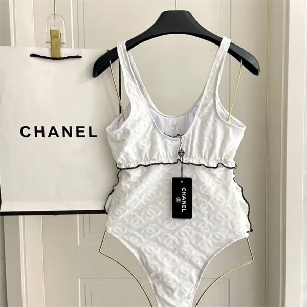 Chanel シャネルハイブランド水着 レディース ビキニ ワンピース 無地 S- XL スリング ファッション 露出控えめ おしゃれ 着痩せ 体型 肌触り良い かわいい 泳ぐ 休み ビーチ 旅行 快適 温泉 水陸両用