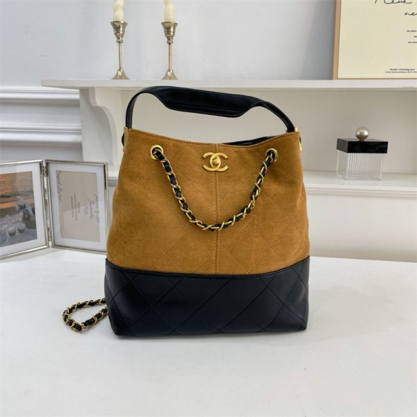 Chanel シャネル斜め掛けカバンハイブランド女性 革製ハンドバッグ ショルダーバッグ トートバッグ 韓国 ファッション バケットバッグ 肩掛けバッグ