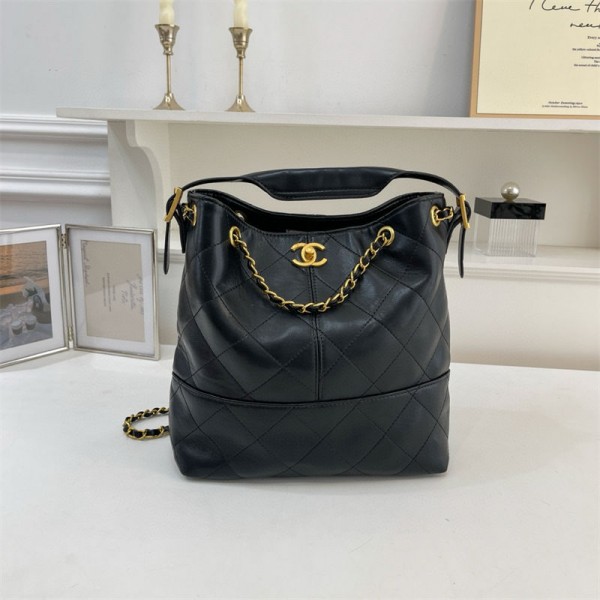 Chanel シャネル斜め掛けカバンハイブランド女性 革製ハンドバッグ ショルダーバッグ トートバッグ 韓国 ファッション バケットバッグ 肩掛けバッグ