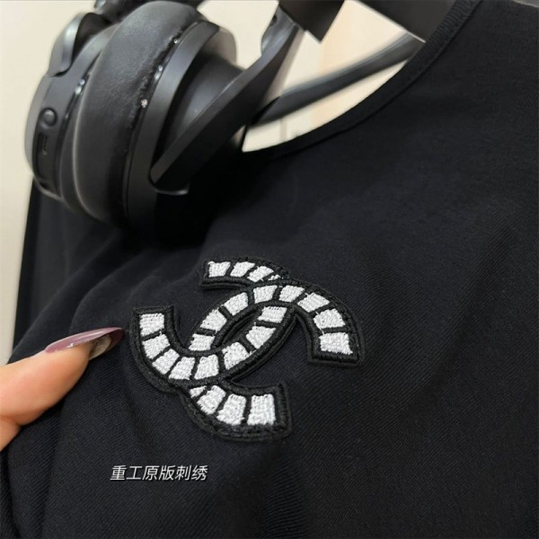 Chanel シャネルブランドセットアップ レディース 春秋夏 2点セット ロングスカート 大きいサイズ Ｔシャツ ブラウス 体型カバー パンツスーツ パンツドレス 上下セット カジュアル ゆったり 春服 夏服 秋服 通勤通学 オフィス