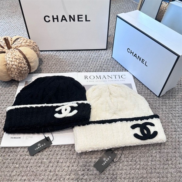 ブランドシャネル ニット帽 女性 ビーニーレディース 秋冬 防寒 Chanel ニットハット 韓国風ビーニー ニットキャップ  小顔効果 ビーニーキャップ 伸縮性 柔らかい 暖かい 毛糸の帽 肌に優しい  