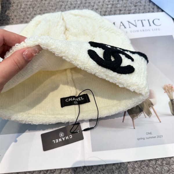 ブランドシャネル ニット帽 女性 ビーニーレディース 秋冬 防寒 Chanel ニットハット 韓国風ビーニー ニットキャップ  小顔効果 ビーニーキャップ 伸縮性 柔らかい 暖かい 毛糸の帽 肌に優しい  