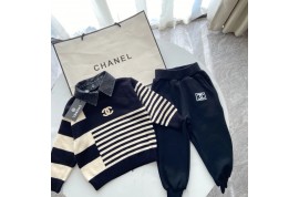 ブランドパロディシャネル子供ジャージセットアップ グッチ韓国ヘアシュシュ