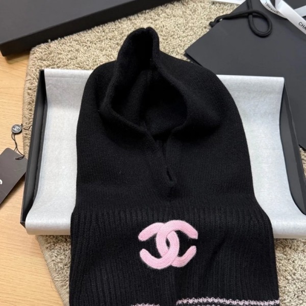 Chanel シャネルハイブランド 秋冬 ニット帽 レディース 冬 バラクラバ 帽子 ネックウォーマー 一体化セット ハット 防寒防風 フェイスカバー ビーニー ニットキャップ 暖かい スノーボード スキー 自転車 釣り 登山 通勤 通学 頭