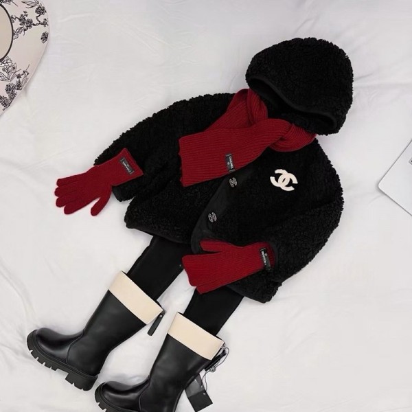 Chanel シャネルハイブランド フリースコート ボアジャケット 子供 キッズ 男の子 女の子 90-150cm フリース 冬 裏起毛 フード付き 防風 防寒 暖かい 保温 無地 ふわふわ かわいい おしゃれ ボーイズ ガールズ